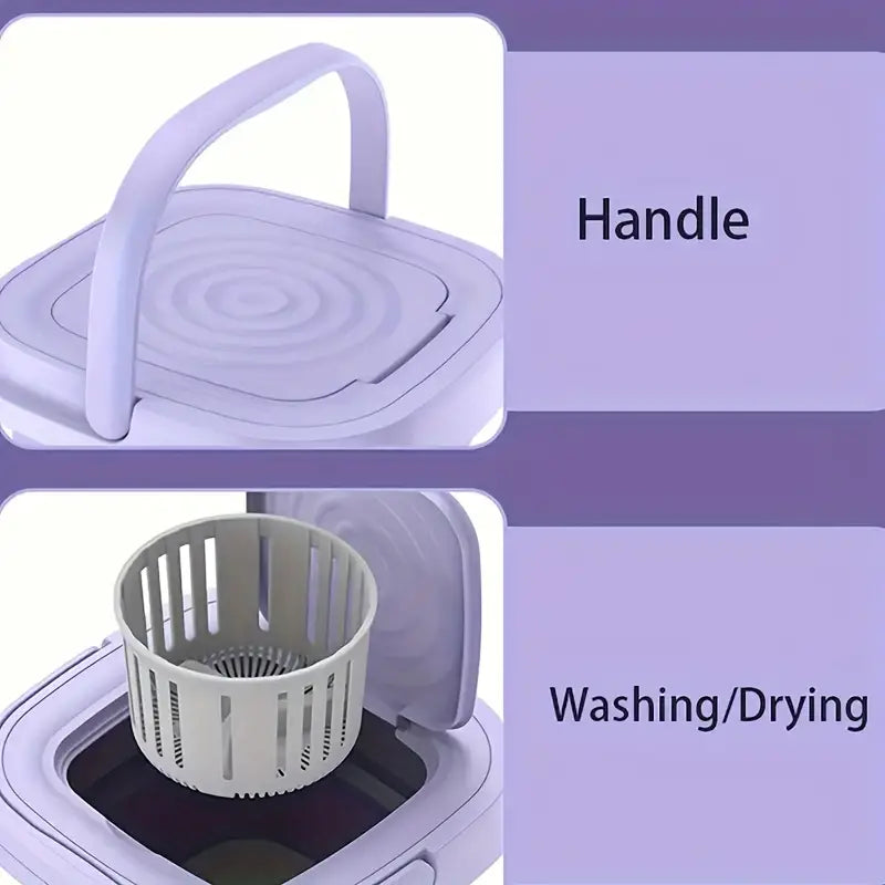FoldaWash 8L Turbo™ - The Ultimate Portable Folding Washer