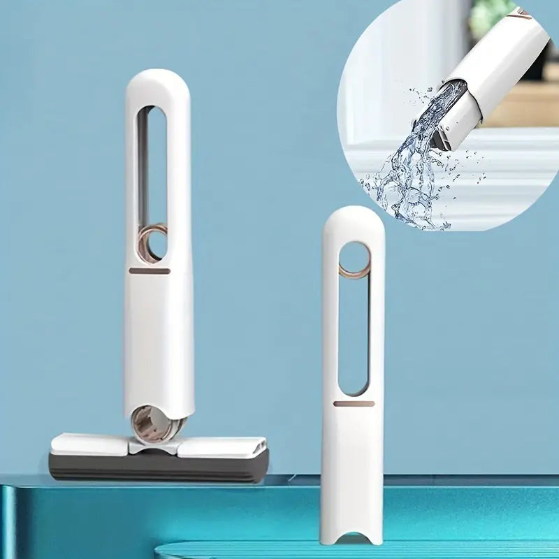 FreeFlow MopPro™ - The Hands-Free Portable Sponge Mop