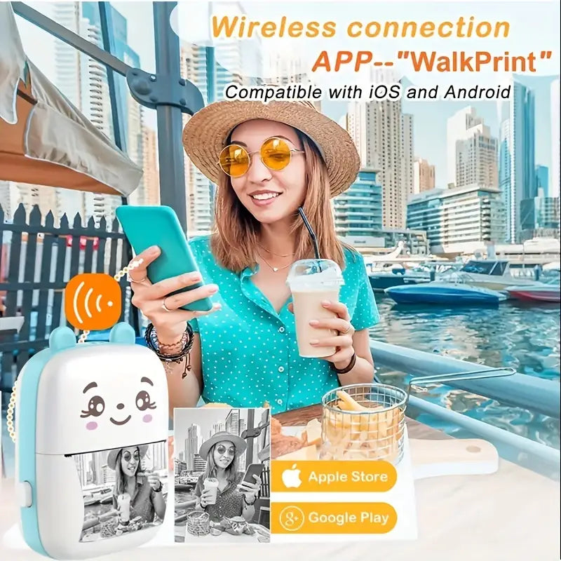 SnapPrint Pro™ - The Ultimate Mini Mobile Printer