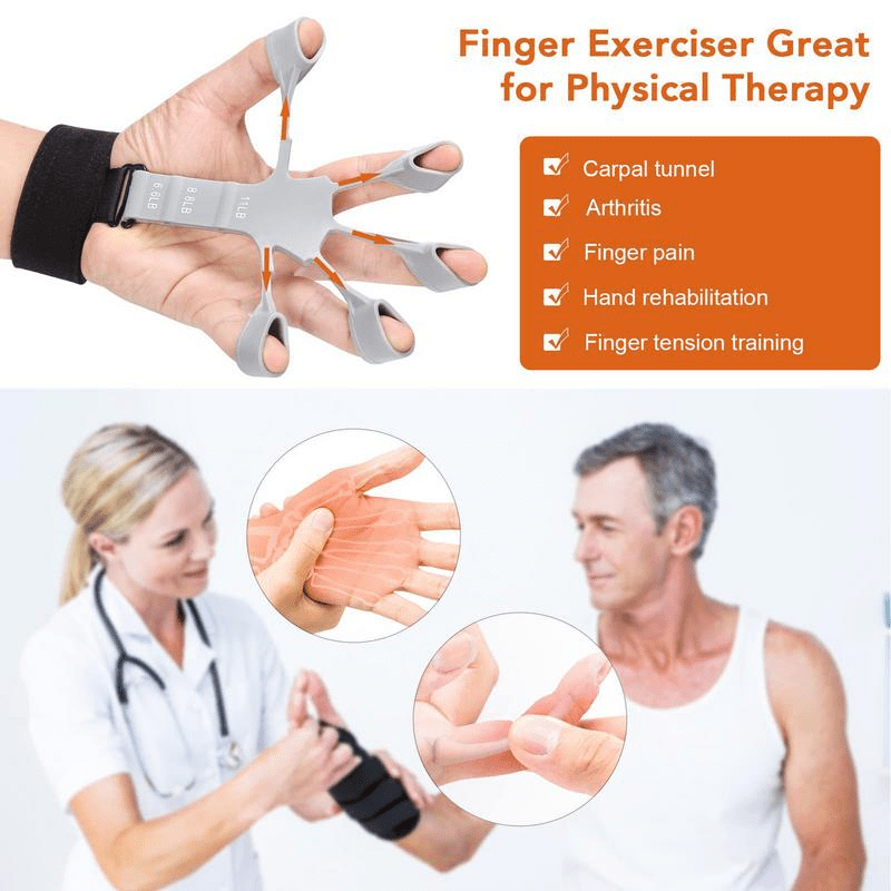 FlexGrip Pro™ - Silicone Finger Grip Strengthener for Fitness Enthusiasts