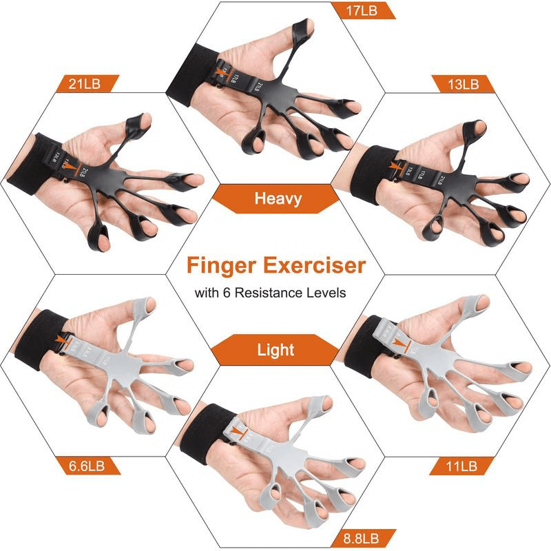 FlexGrip Pro™ - Silicone Finger Grip Strengthener for Fitness Enthusiasts